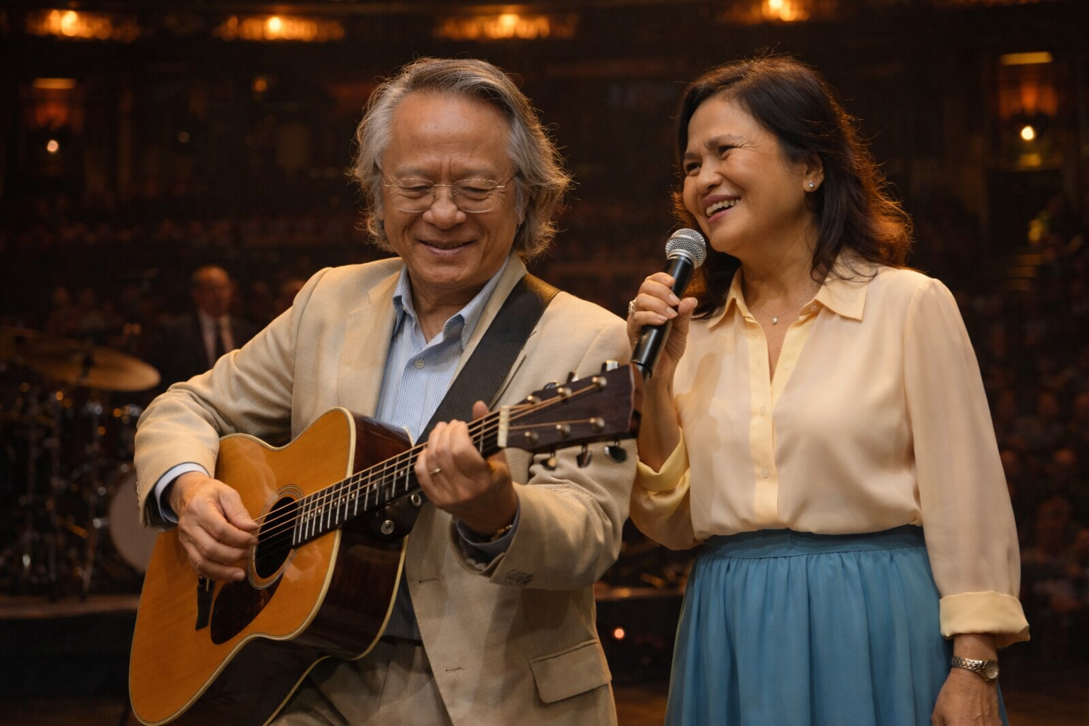 Guitarist performing