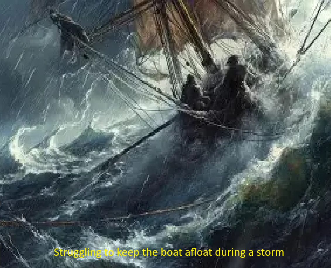 stormy sea
